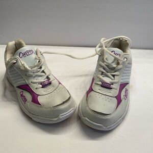 Women's Curves Athletic Shoes - White and Purple size 8.5